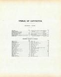 Table of Contents, Fulton County 1907